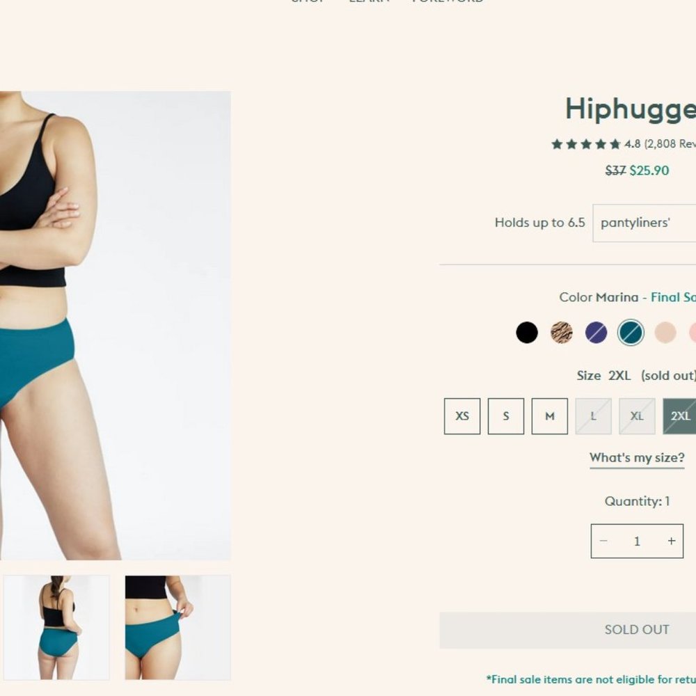 Speax Classic Hiphugger Underwear XXL